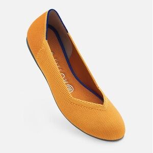 Rothy's Round Toe Ballet Flat in Lemondrop